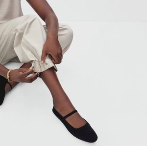 Everlane Velvety Mary Jane Flat